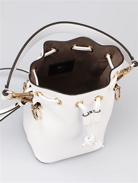 fendi white drawstring bag